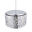 CWI Lighting Bubbles 6 Light Drum Shade Chandelier, Stainless Steel