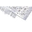 CWI Lighting Bubbles 6 Light Drum Shade Chandelier, Stainless Steel