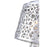 CWI Lighting Bubbles 6 Light Drum Shade Chandelier, Stainless Steel