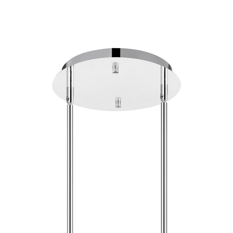 CWI Lighting Bubbles 9 Light Drum Shade Chandelier, Stainless Steel