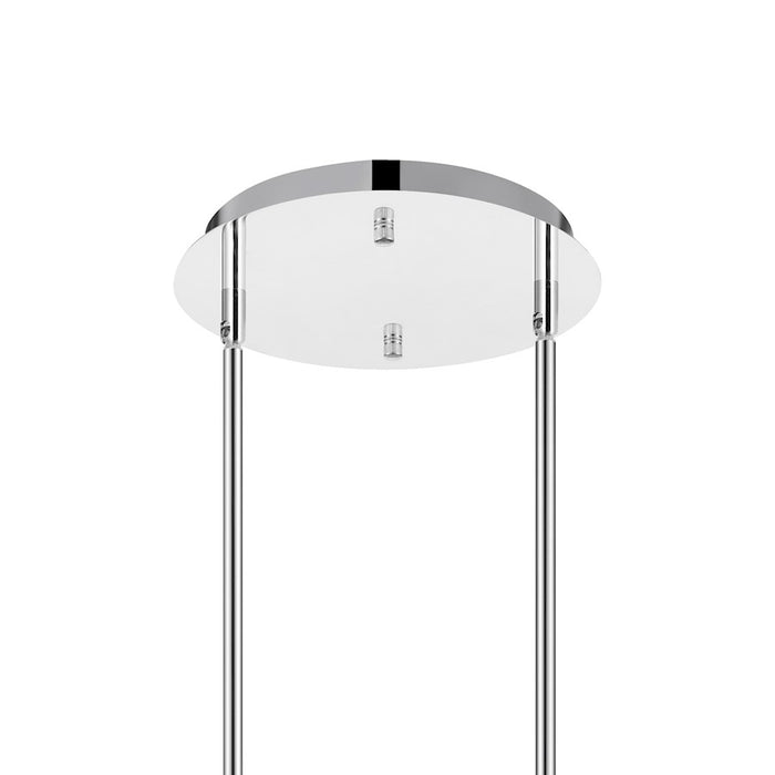 CWI Lighting Bubbles 9 Light Drum Shade Chandelier, Stainless Steel