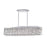 CWI Bubbles 16 Light Drum Shade Chandelier, Stainless Steel - 5536P46ST-O