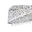 CWI Bubbles 16 Light Drum Shade Chandelier, Stainless Steel