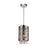 CWI Bubbles 1 Light Drum Shade Mini Pendant, Stainless Steel - 5536P6ST-R