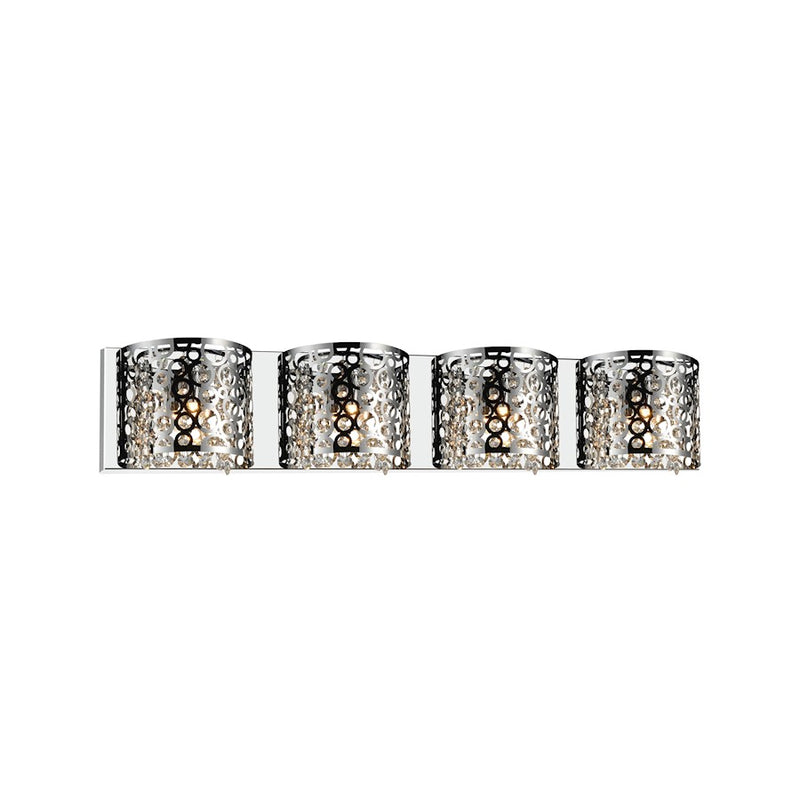 CWI Lighting Bubbles 4 Light Vanity Light, Stainless Steel