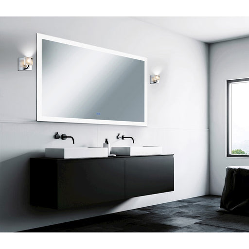 CWI Lighting Tina 1 Light Wall Light, Chrome/Clear