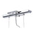 CWI Lighting Janine 7 Light Down Chandelier, Chrome