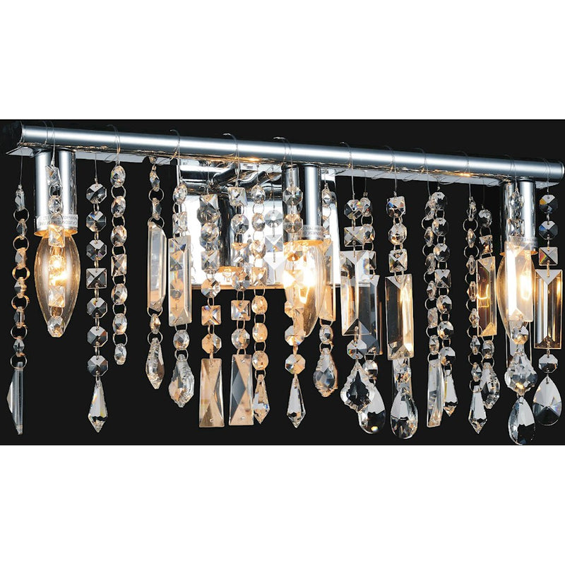 CWI Lighting Janine 2 Light Vanity Light, Chrome