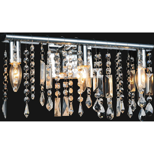 CWI Lighting Janine 2 Light Vanity Light, Chrome - 5549W10C