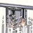 CWI Lighting Janine 3 Light Vanity Light, Chrome