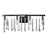 CWI Lighting Janine 4 Light Vanity Light, Chrome