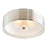 CWI Lighting Mikayla 5 Light Drum Shade Flush Mount, Satin Nickel