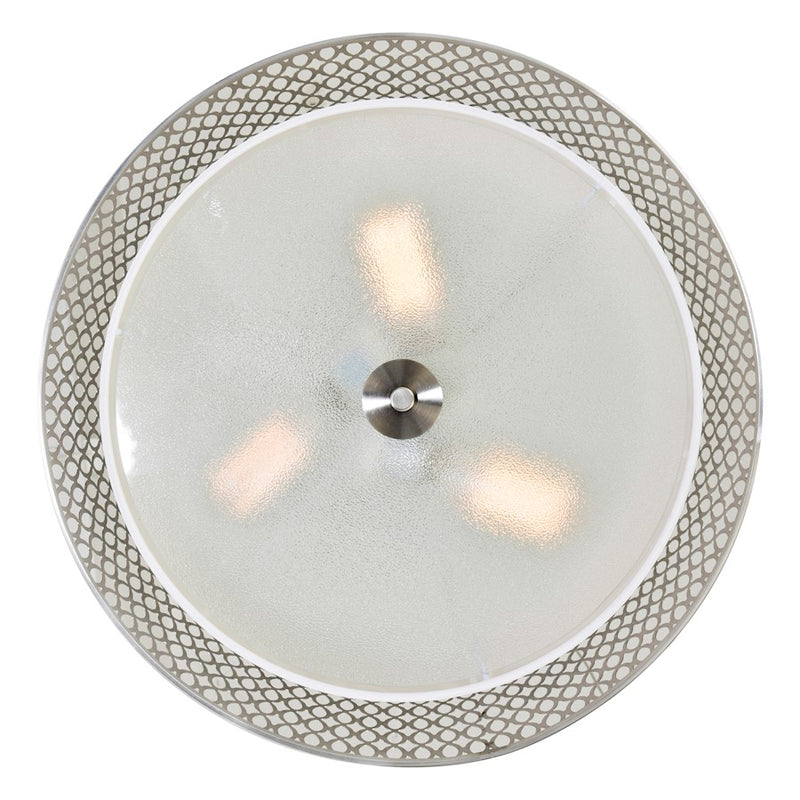 CWI Lighting Mikayla 3 Light Drum Shade Chandelier, Satin Nickel