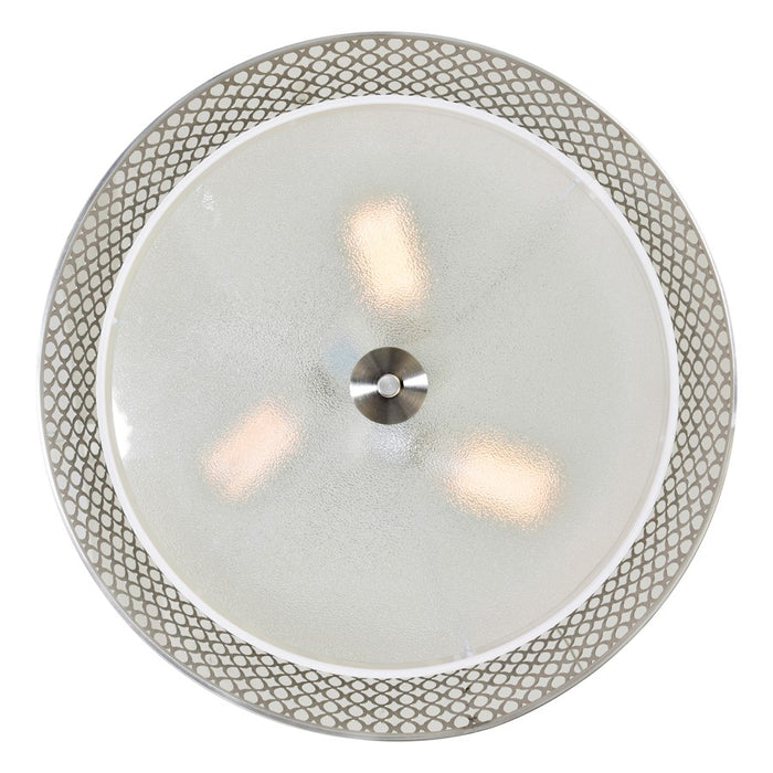 CWI Lighting Mikayla 3 Light Drum Shade Chandelier, Satin Nickel