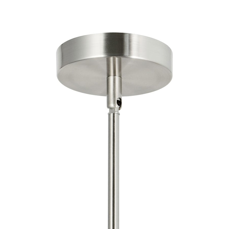 CWI Lighting Mikayla 3 Light Drum Shade Chandelier, Satin Nickel