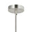 CWI Lighting Mikayla 3 Light Drum Shade Chandelier, Satin Nickel