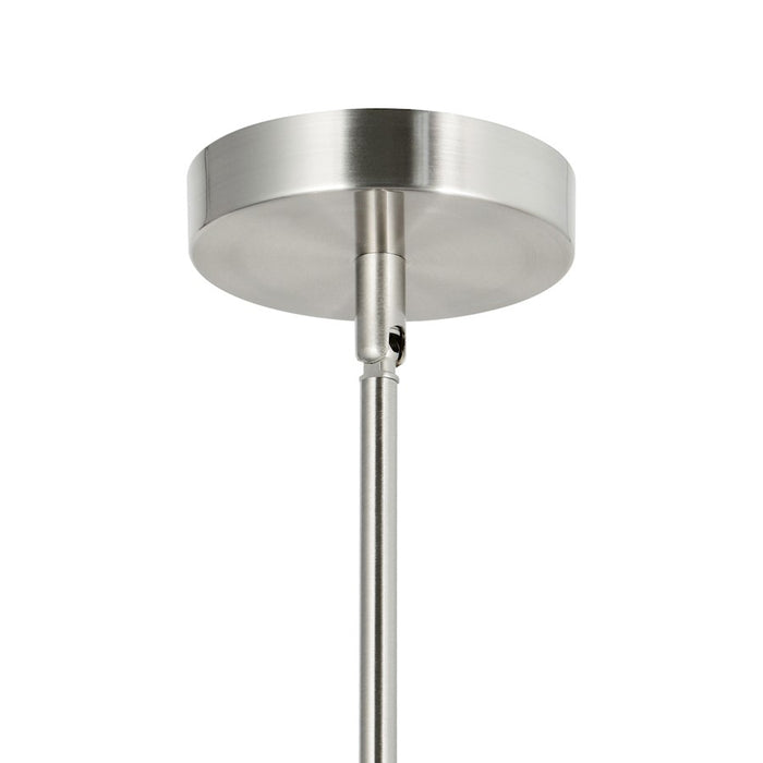 CWI Lighting Mikayla 3 Light Drum Shade Chandelier, Satin Nickel