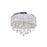 CWI Lighting Jacquimo 9 Light Drum Shade Flush Mount, Chrome - 5558C20C