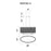 CWI Lighting Benson 5 Light Drum Shade Chandelier, Chrome