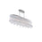 CWI Lighting Benson 7 Light Drum Shade Chandelier, Chrome