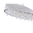 CWI Lighting Benson 7 Light Drum Shade Chandelier, Chrome
