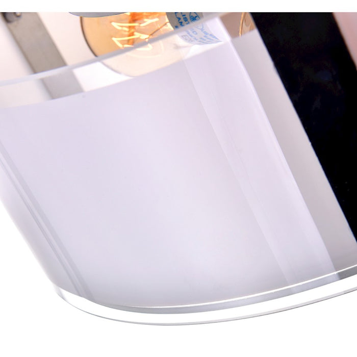 CWI Lighting Lucie 3 Light 14" Drum Shade Chandelier, Chrome