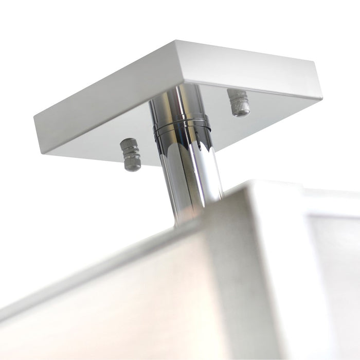 CWI Lighting Lucie 5 Light Down Chandelier, Chrome