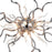 CWI Lighting Twist 15 Light Chandelier, Chrome