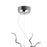 CWI Lighting Twist 15 Light Chandelier, Chrome