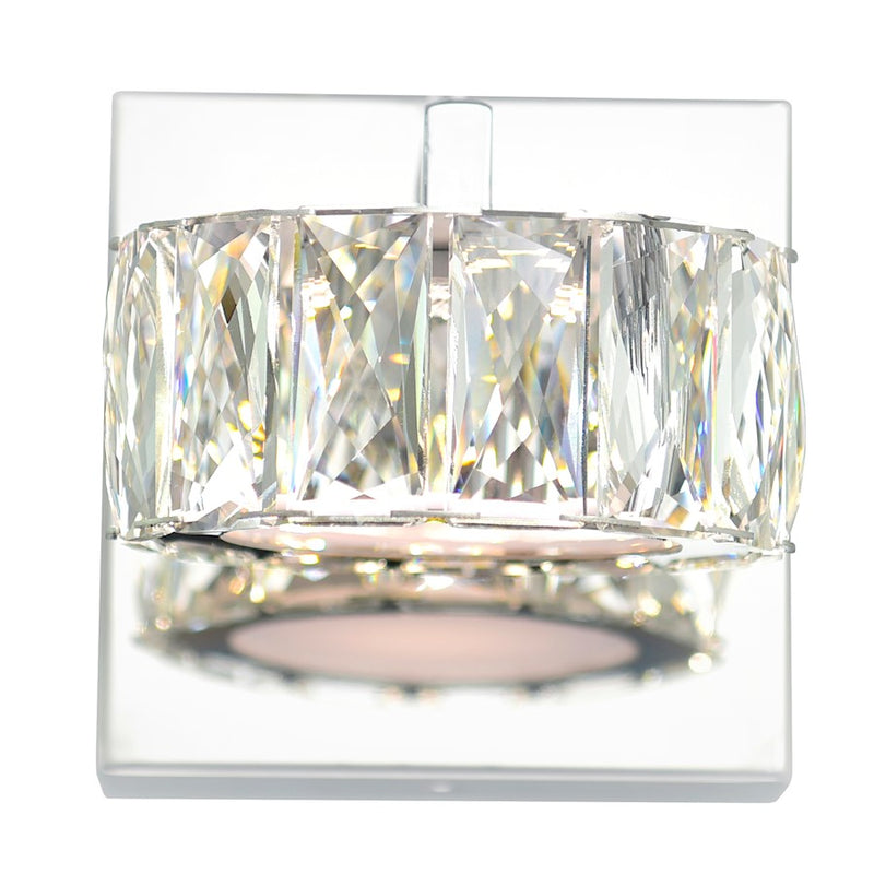 CWI Lighting Veil Flush Mount, Stainless Steel