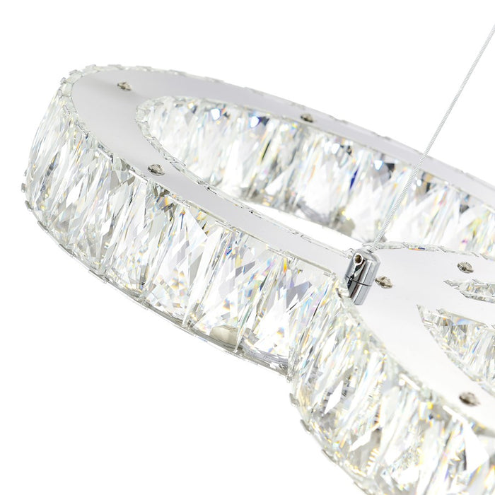 CWI Lighting Odessa Chandelier, Chrome