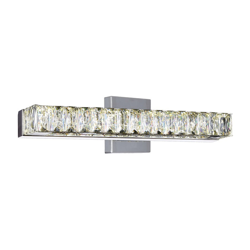 CWI Lighting Milan 16" Vanity Light, Chrome