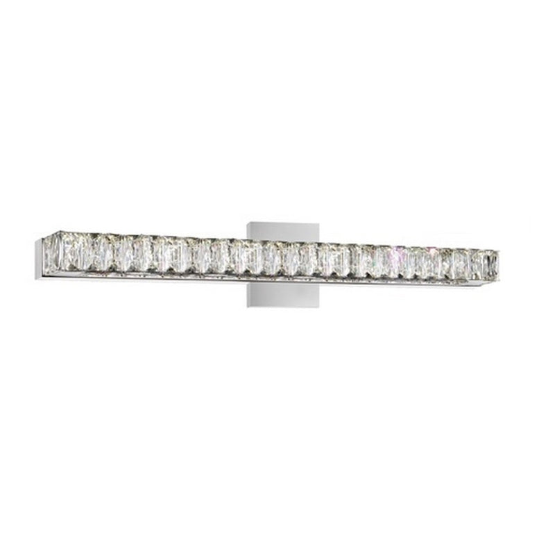 CWI Lighting Milan 24" Vanity Light, Chrome