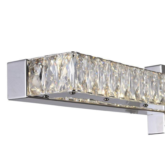 CWI Lighting Milan 24" Vanity Light, Chrome