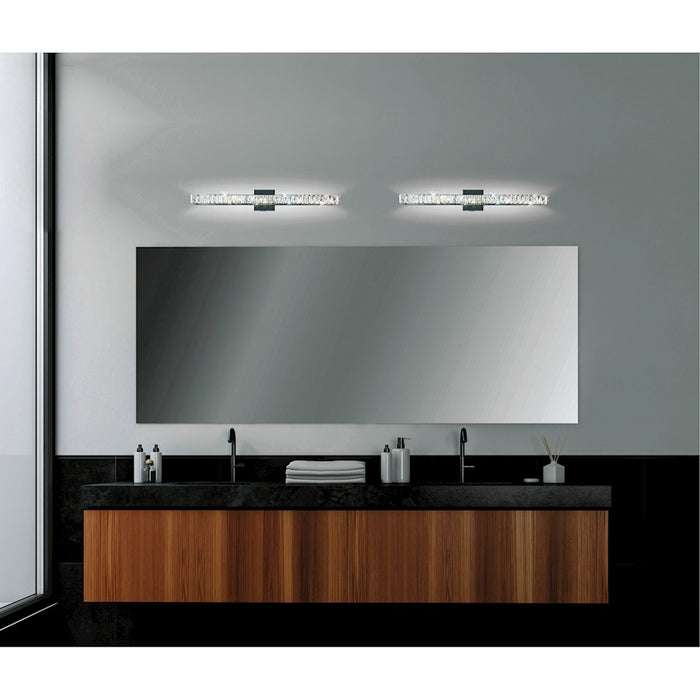 CWI Lighting Milan 24" Vanity Light, Chrome