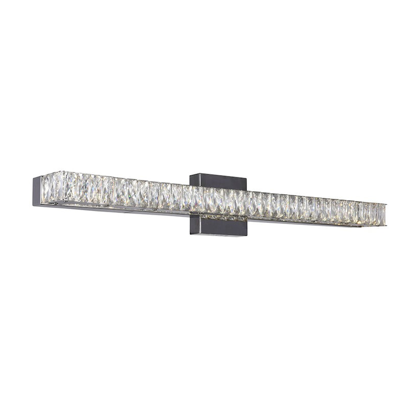 CWI Lighting Milan 32" Vanity Light, Chrome