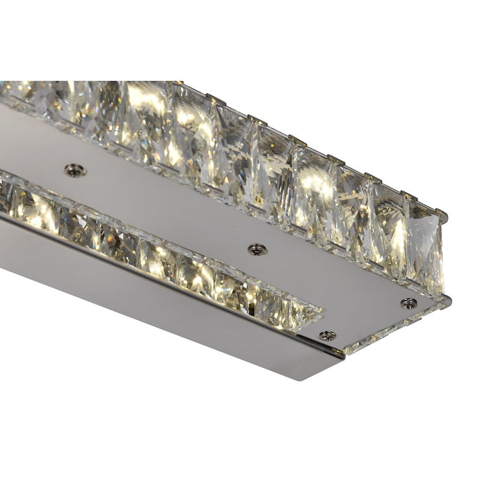 CWI Lighting Milan 32" Vanity Light, Chrome