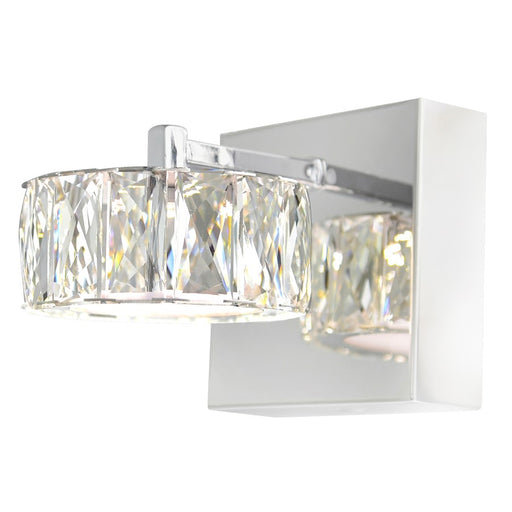 CWI Lighting Milan Bathroom Sconce, Chrome