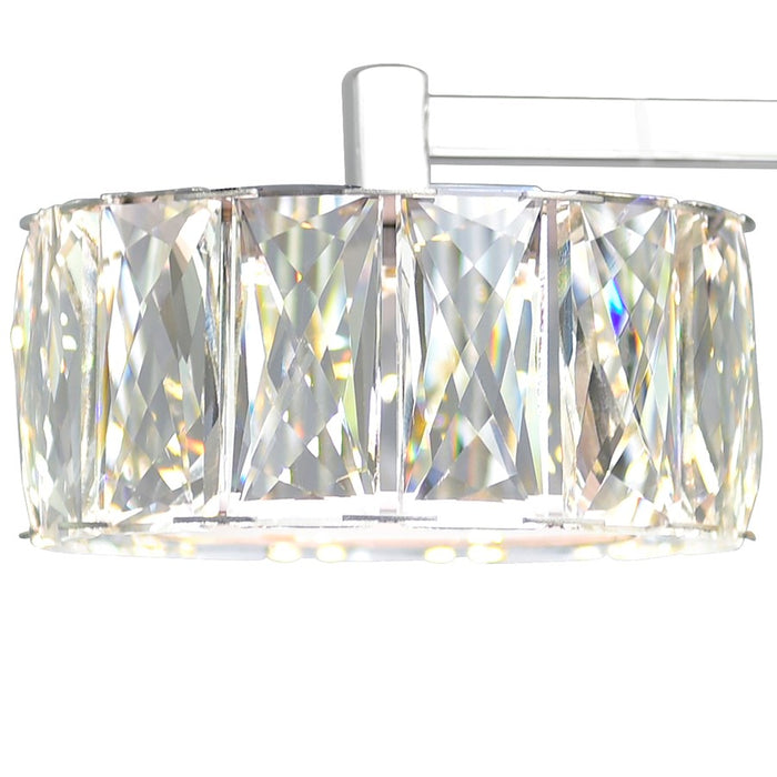 CWI Lighting Milan Bathroom Sconce, Chrome