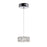 CWI Lighting Milan Down 6" Mini Pendant, Chrome - 5626P6-1-601