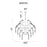CWI Lighting Flurry 17 Light Down Chandelier, Chrome