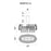 CWI Lighting Flurry 7 Light Down Chandelier, Chrome