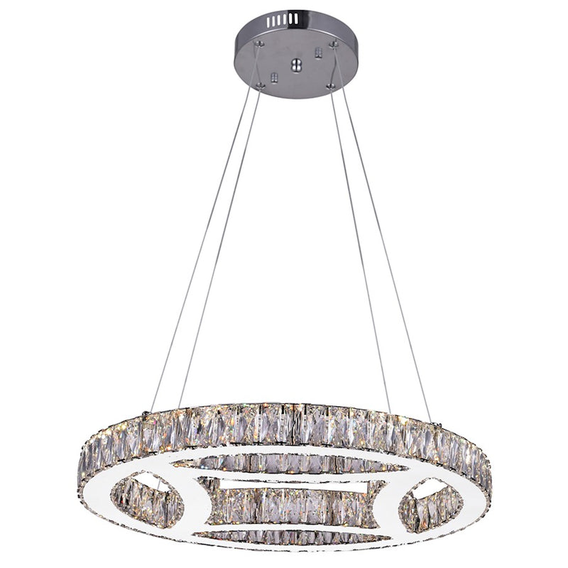 CWI Lighting Beyond Chandelier, Chrome