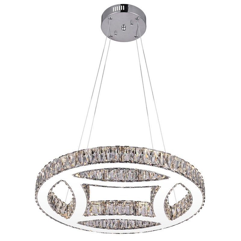 CWI Lighting Beyond Chandelier, Chrome