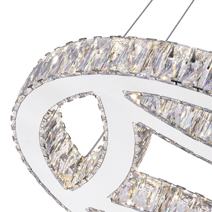 CWI Lighting Beyond Chandelier, Chrome