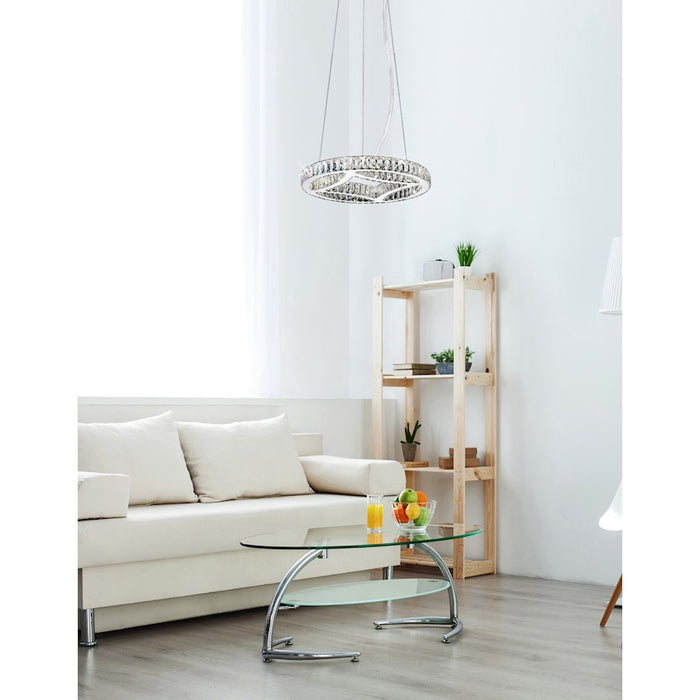 CWI Lighting Beyond Chandelier, Chrome
