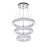 CWI Lighting Florence 20" Chandelier, Chrome - 5635P20ST-3R-Clear