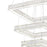 CWI Lighting Florence Chandelier, Stainless Steel