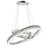 CWI Lighting Florence 27" Chandelier, Chrome - 5635P27ST-2O-Clear