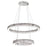 CWI Lighting Florence 27" Chandelier, Chrome